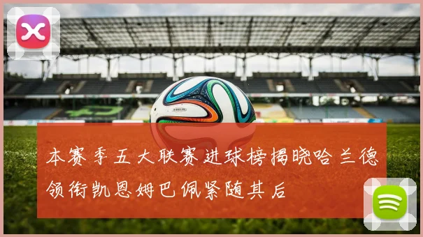 本赛季五大联赛进球榜揭晓哈兰德领衔凯恩姆巴佩紧随其后